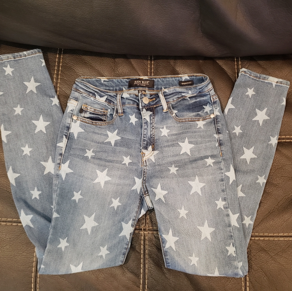 Size 3 Judy Blue Star Jeans